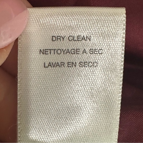 Michael Kors Floral Sleeveless Dress Red Pink Wine Gold Metal Buttons Sheath - Picture 7 of 7